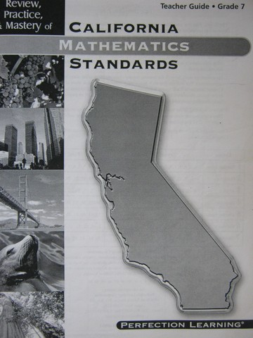 (image for) Review Practice & Mastery of California Mathematics 7 TG (CA)(P)
