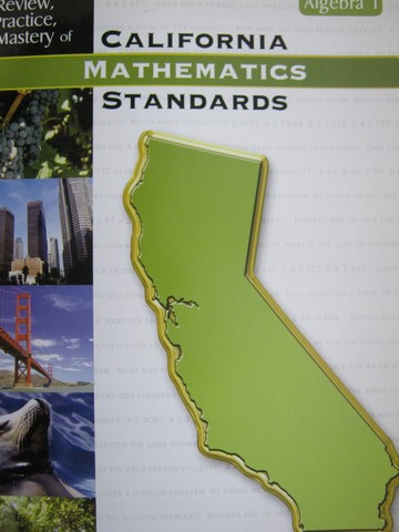 (image for) Review Practice & Mastery of California Mathematics Algebra 1(P)