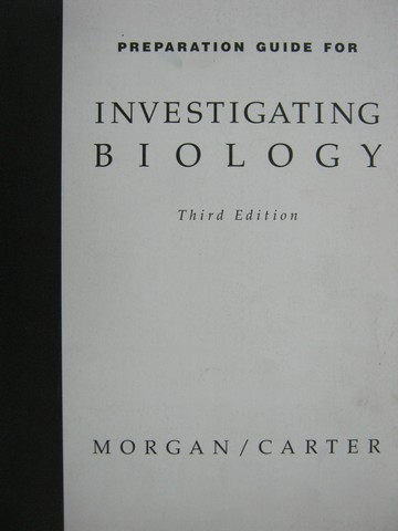 (image for) Investigating Biology 3rd Edition Preparation Guide (P)