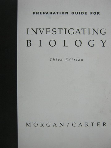 (image for) Investigating Biology 3rd Edition Preparation Guide (P)