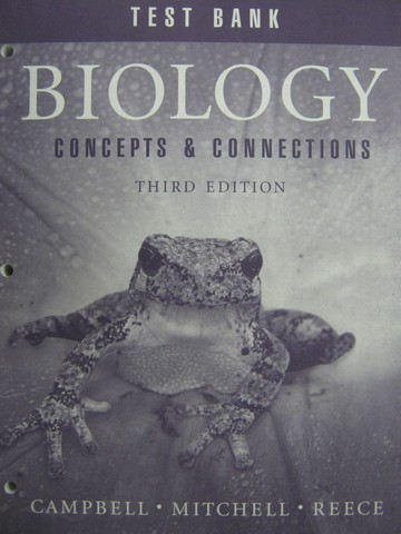 (image for) Biology Concepts & Connections 3rd Edition Test Bank (P)