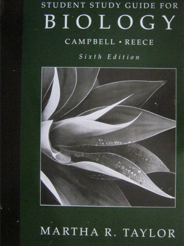 (image for) Biology 6th Edition Student Study Guide (P) by Martha R Taylor
