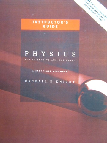 (image for) Physics for Scientists & Engineers IG (TE)(P) by Randall Knight