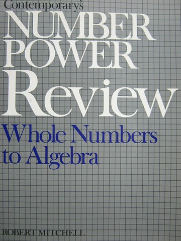 (image for) Contemporary's Number Power Review Whole Numbers to Algebra (P)