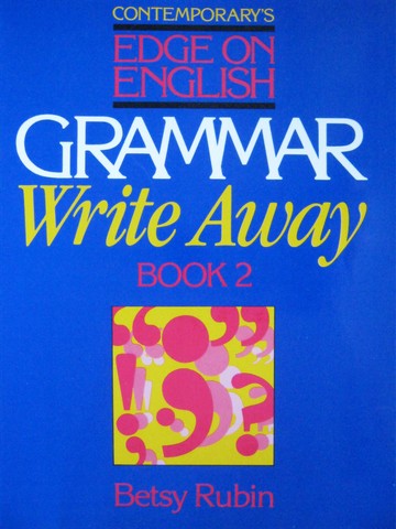 (image for) Edge on English Grammar Write Away Book 2 (P) by Rubin