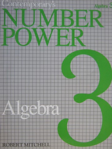 (image for) Contemporary's Number Power Algebra 3 (P) by Robert Mitchell