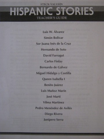 (image for) Hispanic Stories TG (TE)(P)