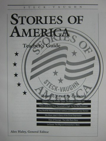 (image for) Stories of America Stand Up & Be Counted TG (TE)(P) by Haley
