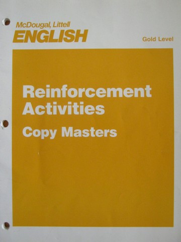 (image for) ML English 6 Gold Level Reinforcement Activities Copy Master (P)