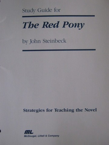 (image for) Red Pony Study Guide (P)