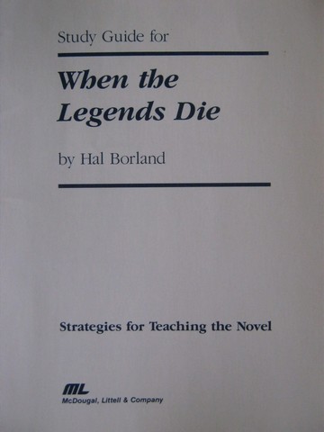 (image for) When the Legends Die Study Guide (P)