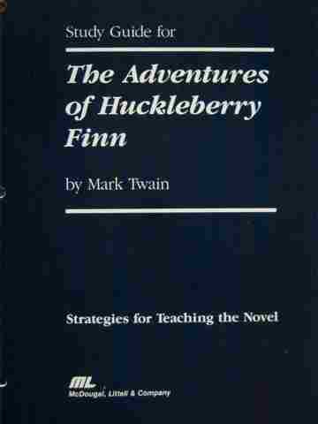(image for) Adventures of Huckleberry Finn Study Guide (P)