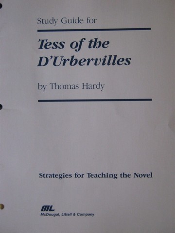 (image for) Tess of the D'Urbervilles Study Guide (P)