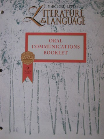 (image for) Literature & Language 9 Orange Level Oral Communications (P)
