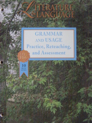 (image for) ML Literature & Language Blue Level 10 Grammar & Usage (P)