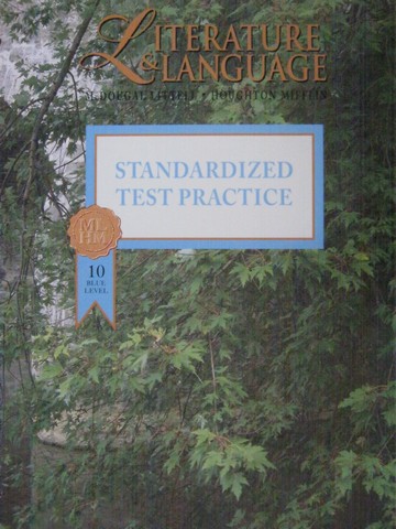 (image for) Literature & Language 10 Blue Level Standardized Test (P)