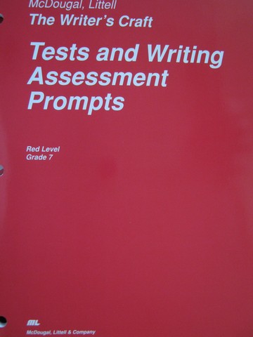 (image for) Writer's Craft 7 Red Level Tests & Writing Assessment (P)
