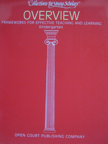 (image for) Collections for Young Scholars K Overview (P) by Bereiter,
