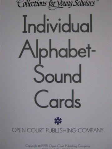 (image for) Collections for Young Scholars Individual Alphabet Sound (Card)(Pk)