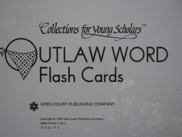 (image for) Collections for Young Scholars 1 UTLAW Word Flash Cards (Card)(Pk)