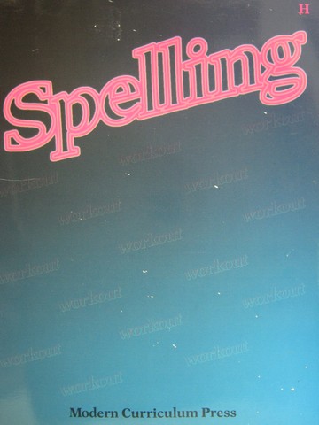 (image for) Spelling Workout Level H (P) By Phillip K Trocki
