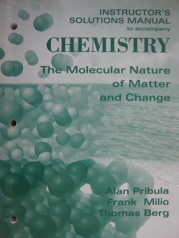 (image for) Chemistry The Molecular Nature of Matter & Change ISM (TE)(P)