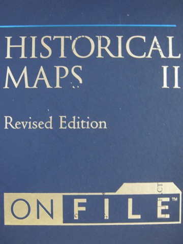 Historical Maps on File Revised Edition Volume 2 (Binder) (image for) Historical Maps on File Revised Edition Volume 2 (Binder)