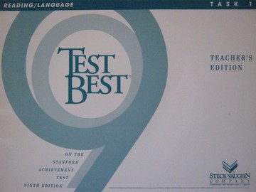 (image for) Test Best Reading/Language 9th Edition Task 1 TE (TE)(P)