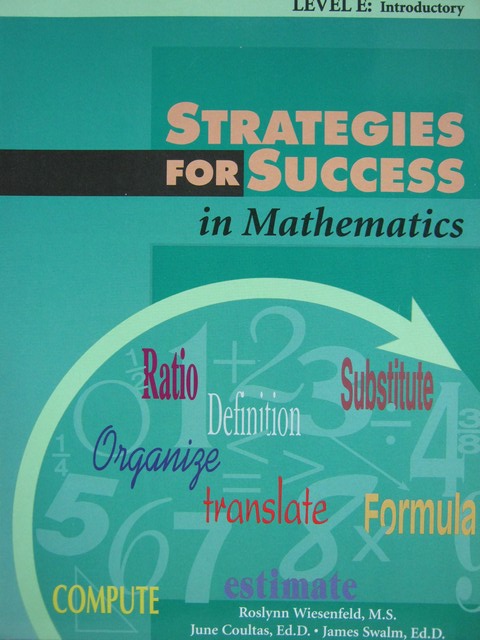 (image for) Strategies for Success in Mathematics Level E Introductory (P)