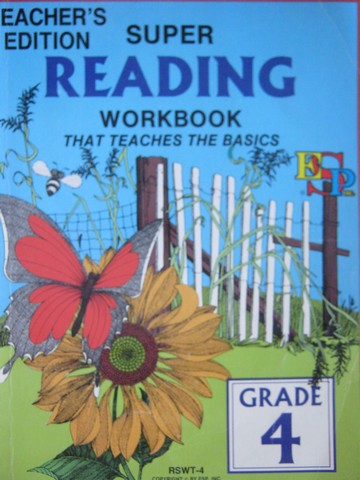 (image for) Super Reading 4 Workbook TE (TE)(P) by Brooks & Patton