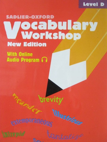 (image for) Vocabulary Workshop Level D New Edition (P) by Jerome Shostak