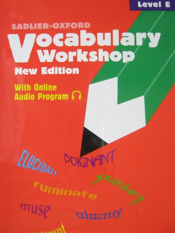 (image for) Vocabulary Workshop Level E New Edition (P) by Jerome Shostak