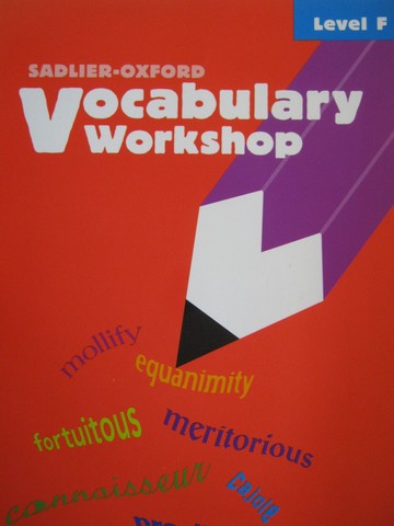 (image for) Vocabulary Workshop Level F (P) by Jerome Shostak