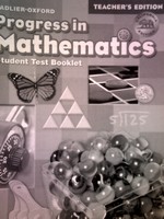 (image for) Progress in Mathematics 4 Student Test Booklet TE (CA)(TE)(P)