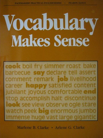 (image for) Vocabulary Makes Sense (P) by Marlene Clarke & Arlene Clarke