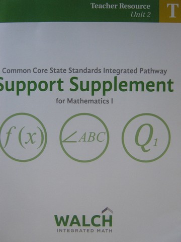 (image for) CCSS Integrated Pathway Mathematics 1 SS Teacher Resource 2 (P)