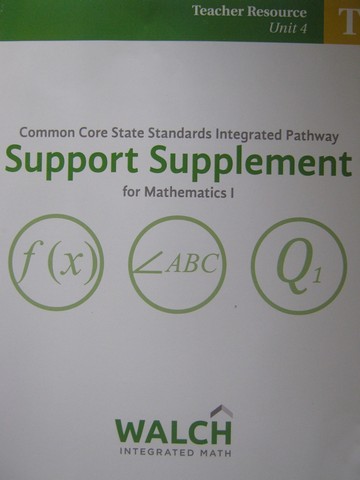 (image for) CCSS Integrated Pathway Mathematics 1 SS Teacher Resource 4 (P)
