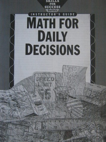 (image for) Math for Daily Decisions Instructor's Guide (TE)(P) by Van Hook