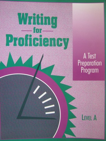 (image for) Writing for Proficiency Level A (P) by Barbara Levadi