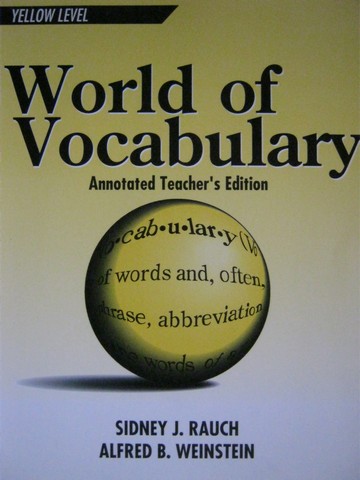 (image for) World of Vocabulary Yellow Level 3rd Edition ATE (TE)(P)