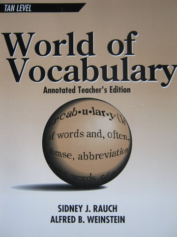 (image for) World of Vocabulary Tan Level 3rd Edition ATE (TE)(P) by Rauch,