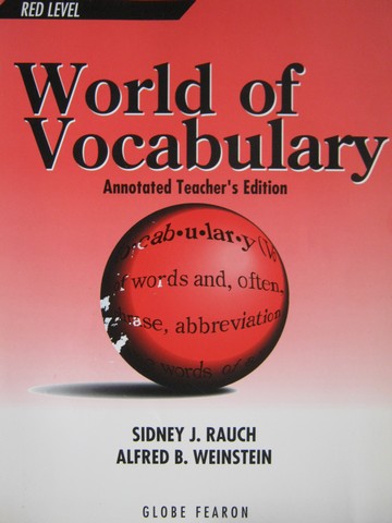 (image for) World of Vocabulary Red Level 3rd Edition ATE (TE)(P) by Rauch,