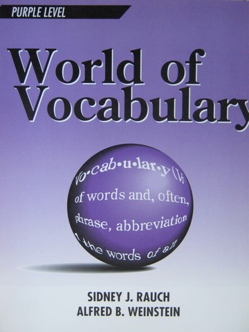 (image for) World of Vocabulary Purple Level 3e (P) by Rauch & Weinstein