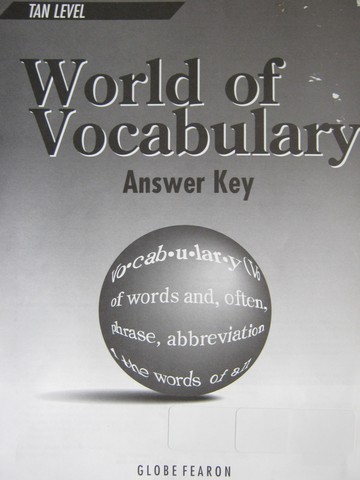 (image for) World of Vocabulary Tan Level 3e Answer Key (P) by Rauch,