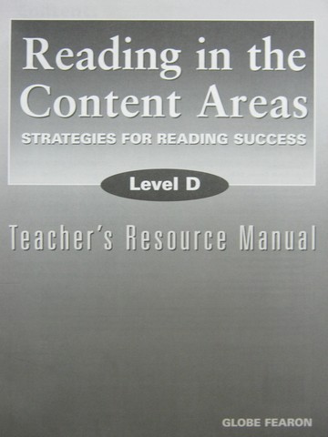 (image for) Reading in the Content Areas Level D TRM (TE)(P) by Kinsella