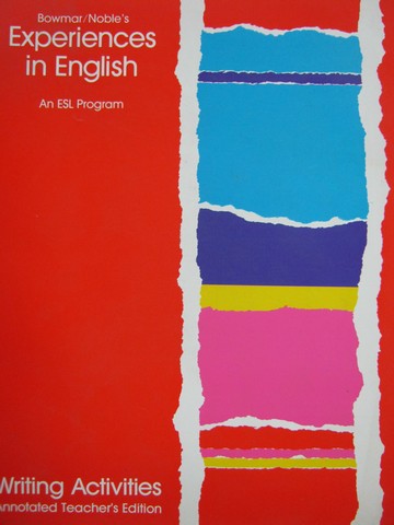 Experiences in English Writing Activities ATE (TE)(P) (image for) Experiences in English Writing Activities ATE (TE)(P)