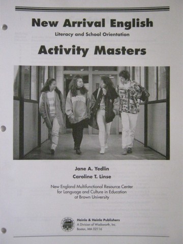 (image for) New Arrival English Activity Masters (P) by Yedlin & Linse