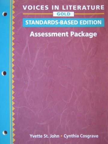 (image for) Voices in Literature Gold SBE Assessment Package (P) by St. John
