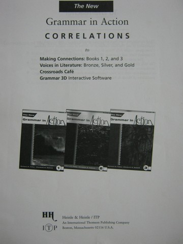 (image for) New Grammar in Action Correlations (P)