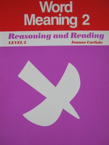 (image for) Word Meaning 2 Reasoning & Reading Level 2 (P) by Carlisle